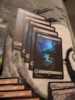 Final Fantasy MTG Full Art Basic Land NM Foil/Regular x27 - Image 4