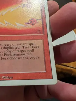 Magic: The Gathering Fork Interrupt Amy Weber Red HP Damaged - Image 4
