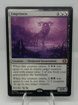 MTG Lorwyn Eclipsed Emptiness 0222 NM Mythic - Image 1