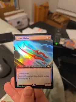 Lizard Blades (Extended Art) Kamigawa: Neon Dynasty Foil - Image 1