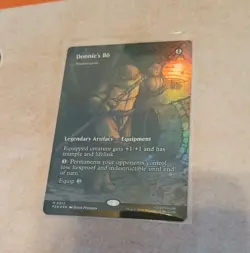 Donnie's Bo - Shadowspear Borderless FOIL TMNT Pack Fresh MTG MINT 🔥 - Image 1