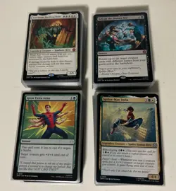 MTG Spider-Man Complete Non Foil Set Cards 1-198 Mystic Rare Uncommon Common - Image 1