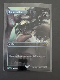 Magic The Gathering FOIL Jet Medallion (Borderless) Modern Horizons 3 MTG - Image 1