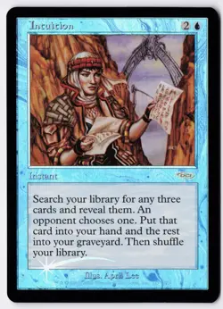 Intuition - Foil - MTG Judge Promo - RareCo - Image 1