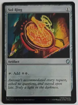 Sol Ring MTG TMNT 0059 Uncommon Surge Foil - Image 2