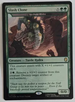 Slash Clone MTG TMNT 0052 Rare Surge Foil - Image 2