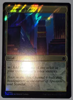 Command Tower MTG TMNT 0063 Common Surge Foil - Image 1