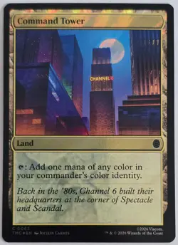 Command Tower MTG TMNT 0063 Common Surge Foil - Image 2