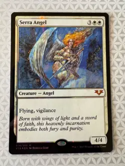 Serra Angel Foil LP English From the Vault: Angels MTG Magic the Gathering Rare - Image 1