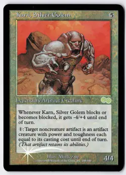 Karn, Silver Golem - Foil - MTG Arena League 1999 Promo - RareCo - Image 1