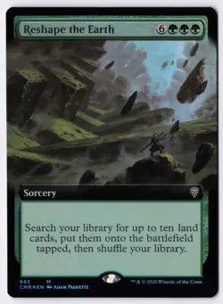 Reshape the Earth - Foil - Extended Art - MTG Commander Legends - RareCo - Image 1