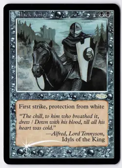 Black Knight - Foil - MTG Friday Night Magic 2002 - RareCo - Image 1