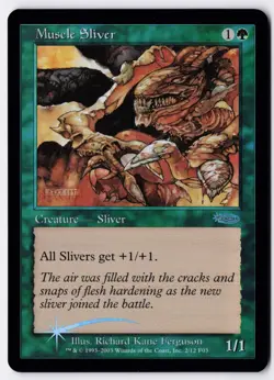 Muscle Sliver - Foil - MTG Friday Night Magic 2003 - RareCo - Image 1