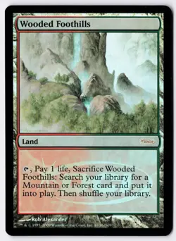 Wooded Foothills - FOIL - MTG Judge Promo - RareCo - Image 1