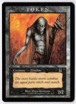 Zombie Token (Odyssey) - MTG Magic Player Rewards 2002 - RareCo - Image 1