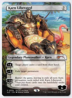 Karn Liberated - Borderless - MTG Secret Lair Showdown - RareCo - Image 1