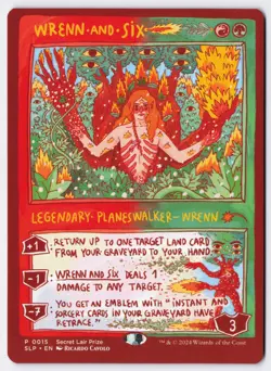 Wrenn and Six - Borderless - MTG Secret Lair Showdown - RareCo - Image 1