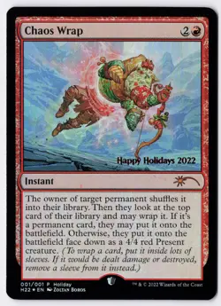 Chaos Wrap - Foil - MTG Special Occasions: Happy Holidays - RareCo - Image 1