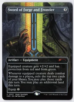 Sword of Forge and Frontier - Borderless - MTG Magic Spotlight: Dragons - RareCo - Image 1