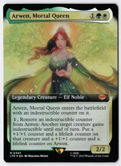 Arwen, Mortal Queen - Foil - Extended Art - MTG Universes Beyond: LOTR - RareCo - Image 1