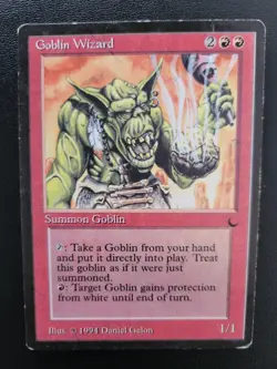 Goblin Wizard – Weatherlight MTG Vintage Creature Magic the Gathering - Image 1