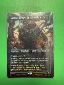 Lumra, Bellow of the Woods (Borderless) (0342) Bloomburrow Foil | Near Mint - Image 1