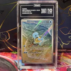 Pokemon TCG - Squirtle 170/165 Scarlet & Violet 151 TAG 10 Gem Mint (Rank 14th) - Image 1