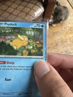 Swirl 🌀 Pokemon Psyduck Mega Evolution Promo 007 Near Mint Cosmos Holo - Image 2