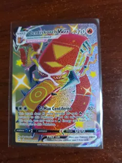 Pokemon TCG Centiskorch VMAX Darkness Ablaze 034/189 Holo Ultra Rare - Image 1