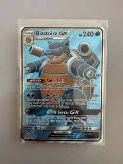 Pokemon Blastoise GX SM189 SM Promo Holo Stage 2 HP240 English TCG - Image 1