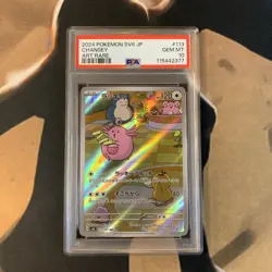 Chansey PSA 10 Mask of Change 113/101 Japanese Pokemon Card Gem Mint - Image 1