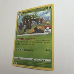 Rillaboom Sword & Shield Pokemon League Promo Stamped 014/202 Reverse Holo - Image 3