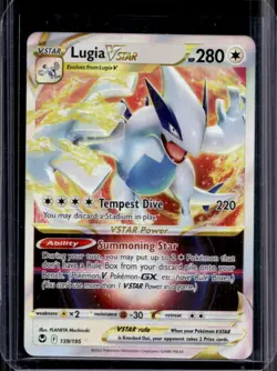 2022 Pokemon SWSH Silver Tempest Lugia VST Holo #139/195 - Image 1