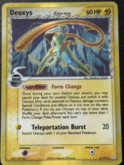 Deoxys 6/110 Holo Delta Species Speed Forme Pokemon Holon Phantoms LP - Image 1