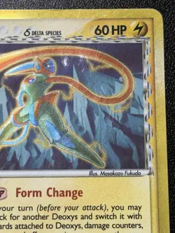 Deoxys 6/110 Holo Delta Species Speed Forme Pokemon Holon Phantoms LP - Image 3
