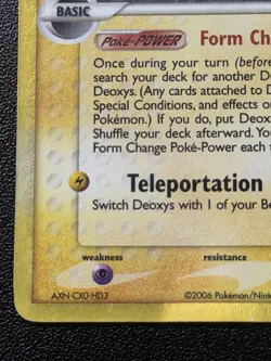 Deoxys 6/110 Holo Delta Species Speed Forme Pokemon Holon Phantoms LP - Image 5