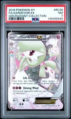 2016 POKEMON XY GENERATIONS RADIANT COLL #RC30 FULL ART/GARDEVOIR EX PSA 7 - Image 1