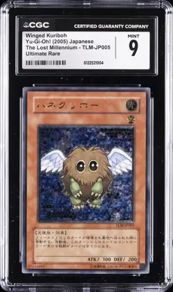 2005 YU-GI-OH! JPN THE LOST MILLENIUM ULTIMATE RARE WINGED KURIBOH CGC 9 - Image 1