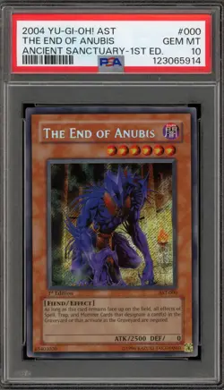 Yu-Gi-Oh! The End of Anubis Ancient Sanctuary 1st Ed Secret Rare AST-000 PSA 10 - Image 1