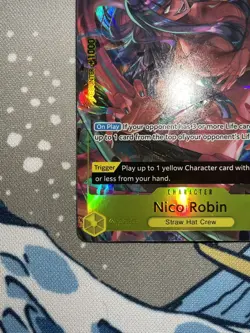 One Piece Nico Robin OP09-107 Character Rare Parallel English Card - Image 4