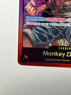 Monkey.D.Luffy ST01-001 One Piece Starter Deck 1 Straw Hat Crew Foil - Image 4