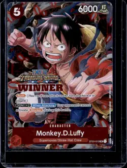 2023 One Piece Monkey D Luffy Treasure Cruise Tournament Promo SR #ST01-012 - Image 1