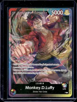 One Piece Monkey.D.Luffy 2nd Anniversary Promo Leader #P - Image 1