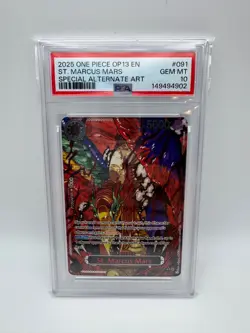 One Piece OP 13 Five Elders Demon Rare God Pack PSA - Image 3