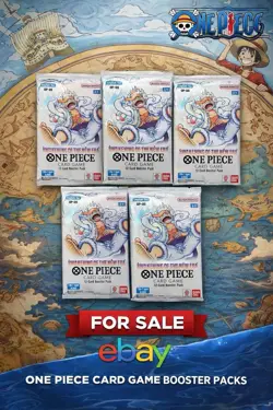 NEW One Piece OP-05 Awakening Of The New Era Booster Pack X5 ENGLISH SEALED PACK - Image 1