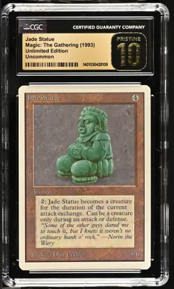 JADE STATUE Unlimited CGC 10 Pristine Vintage MTG [Nostalgium] - Image 1