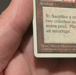 Magic: The Gathering Ashnod's Altar Chronicles Common Artifact 1995 Maddocks - Image 5