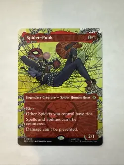 Spider-Punk (0210) (Borderless) Marvel's Spider-Man Regular Mtg Spm - Image 1