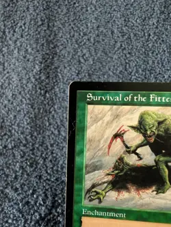 MTG Survival of the Fittest - EXODUS Rare Green Enchantment - Image 2