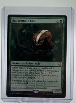 Badgermole Cub Mythic Rare MTG Avatar The Last Airbender TLA Secret Lair 0167 NM - Image 1